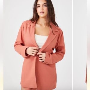 NWT- forever 21 A linen-blend blazer size Medium